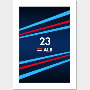 F1 2023 - #23 Albon Posters and Art